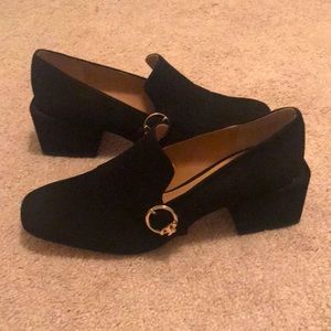 Black Tory Burch suede shoes